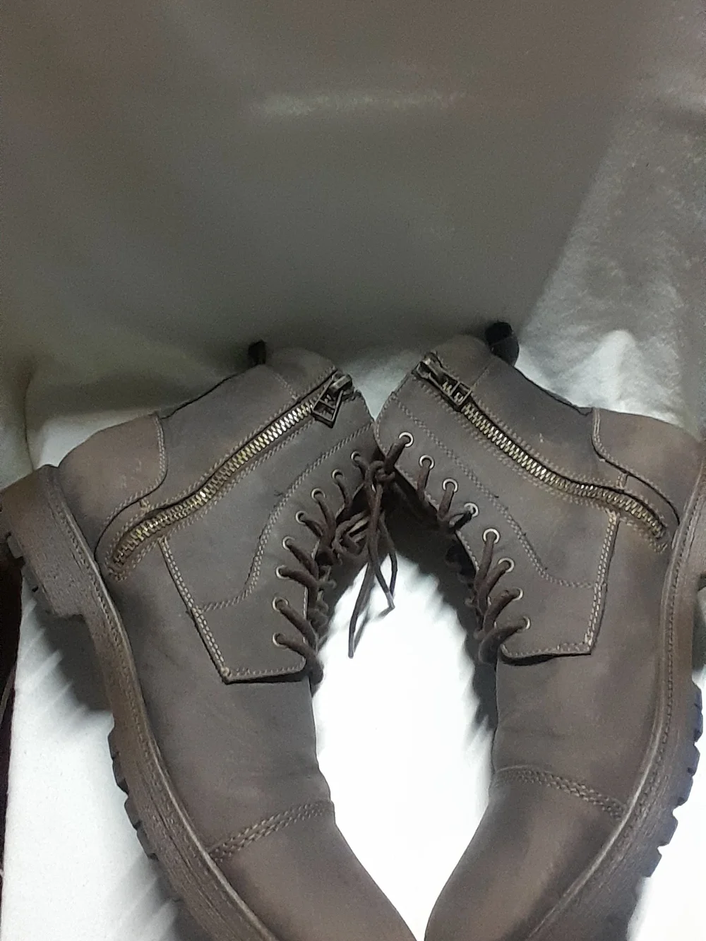 Dockers. Men's Brown Lace-Up Leather Boots